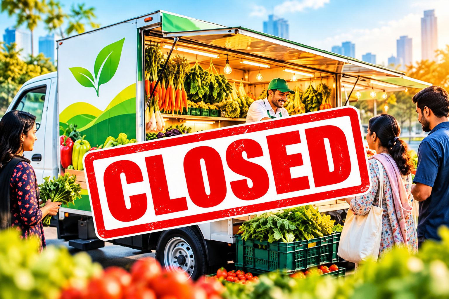 Moving Vegetable Shop